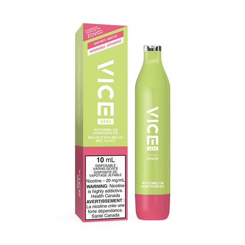Vice 5500 Disposable - Watermelon Honeydew Ice 20mg