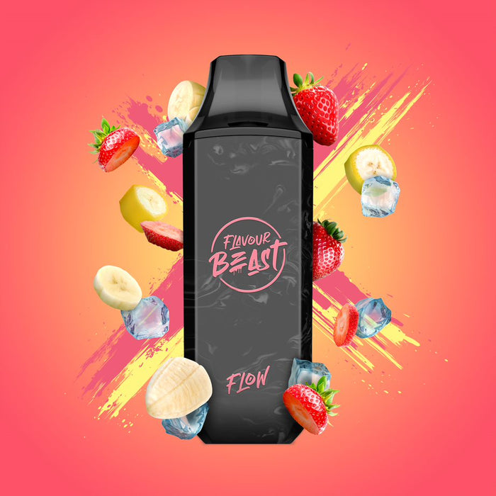 Flavour Beast Flow Disposable - STR8 Up Strawberry Banana 20mg